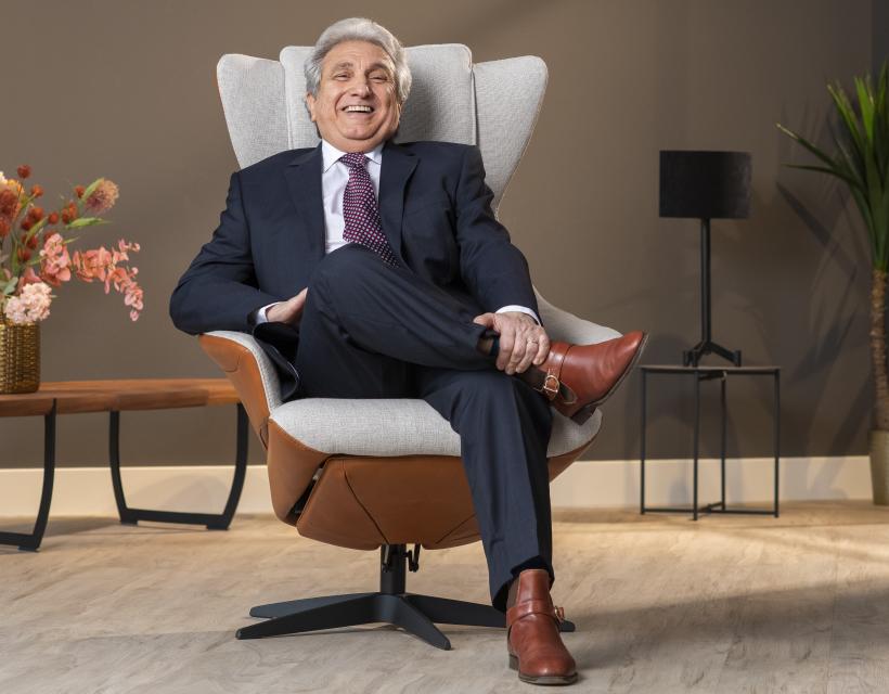 Draaifunctie bij een fauteuil.