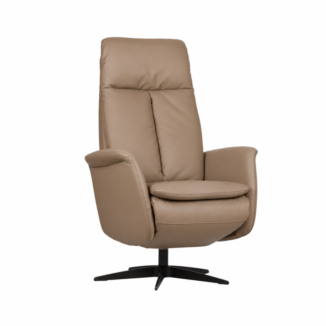 Relaxstoel Amsterdam in taupe bekleding