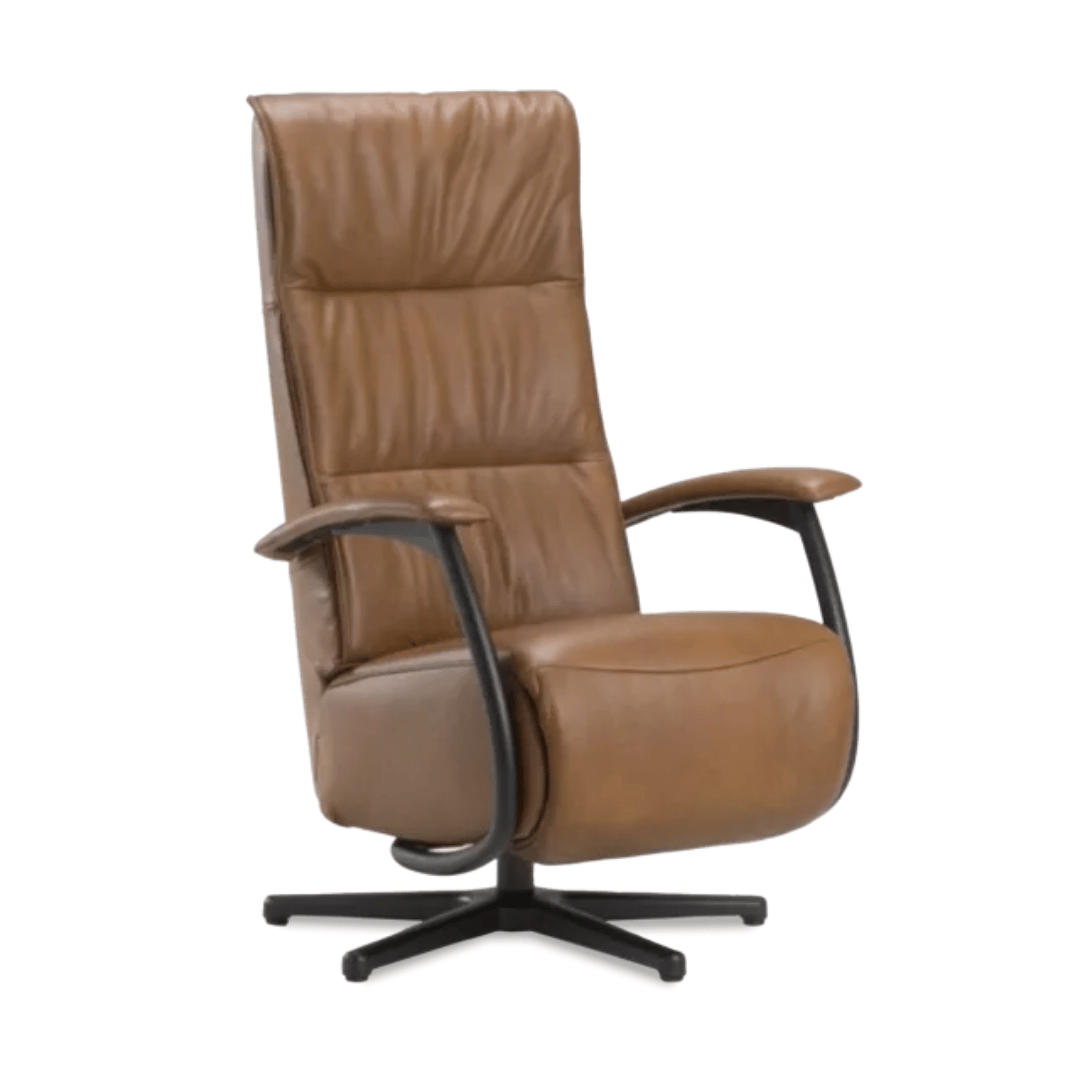 Relaxstoel Enter in bruine bekleding