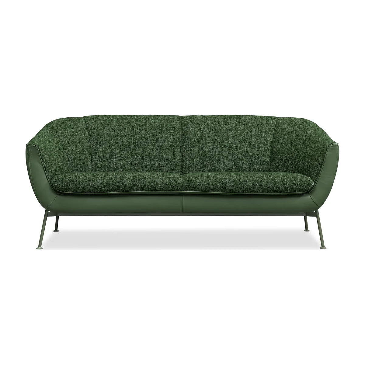 Relaxbank Amerongen in groene bekleding