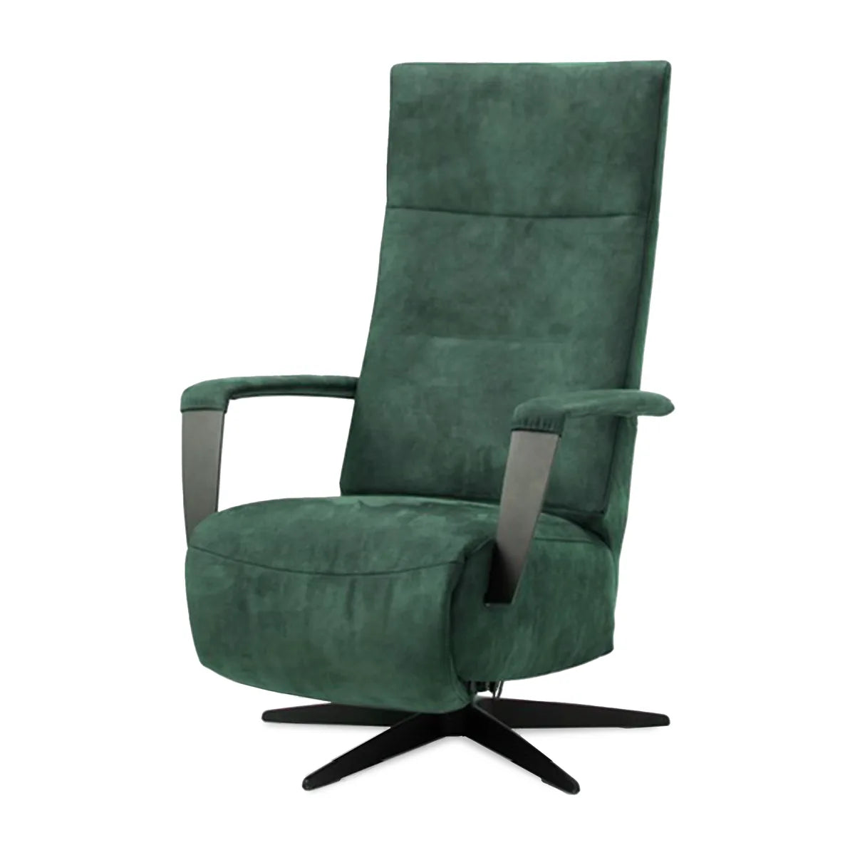 Relaxstoel Almelo in groene bekleding