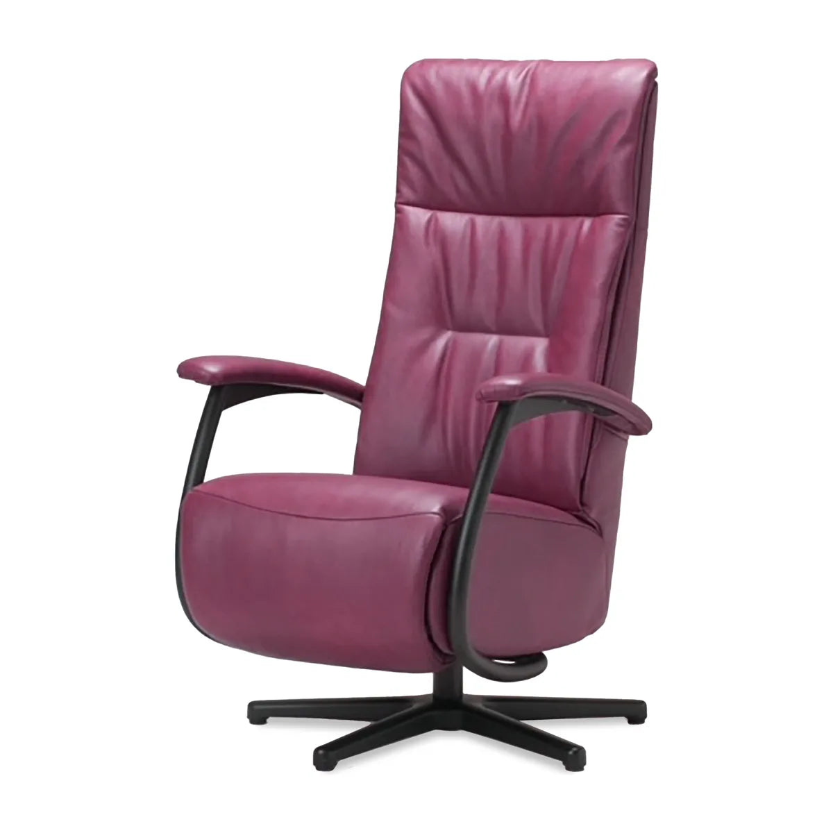 Relaxstoel Assen in bordeauxrode bekleding