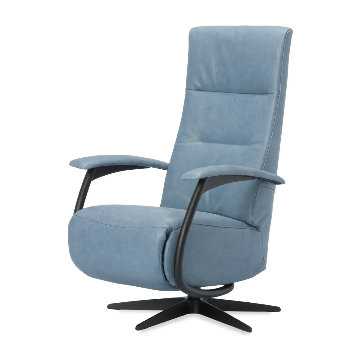Relaxstoel Beverwijk in blauwe bekleding