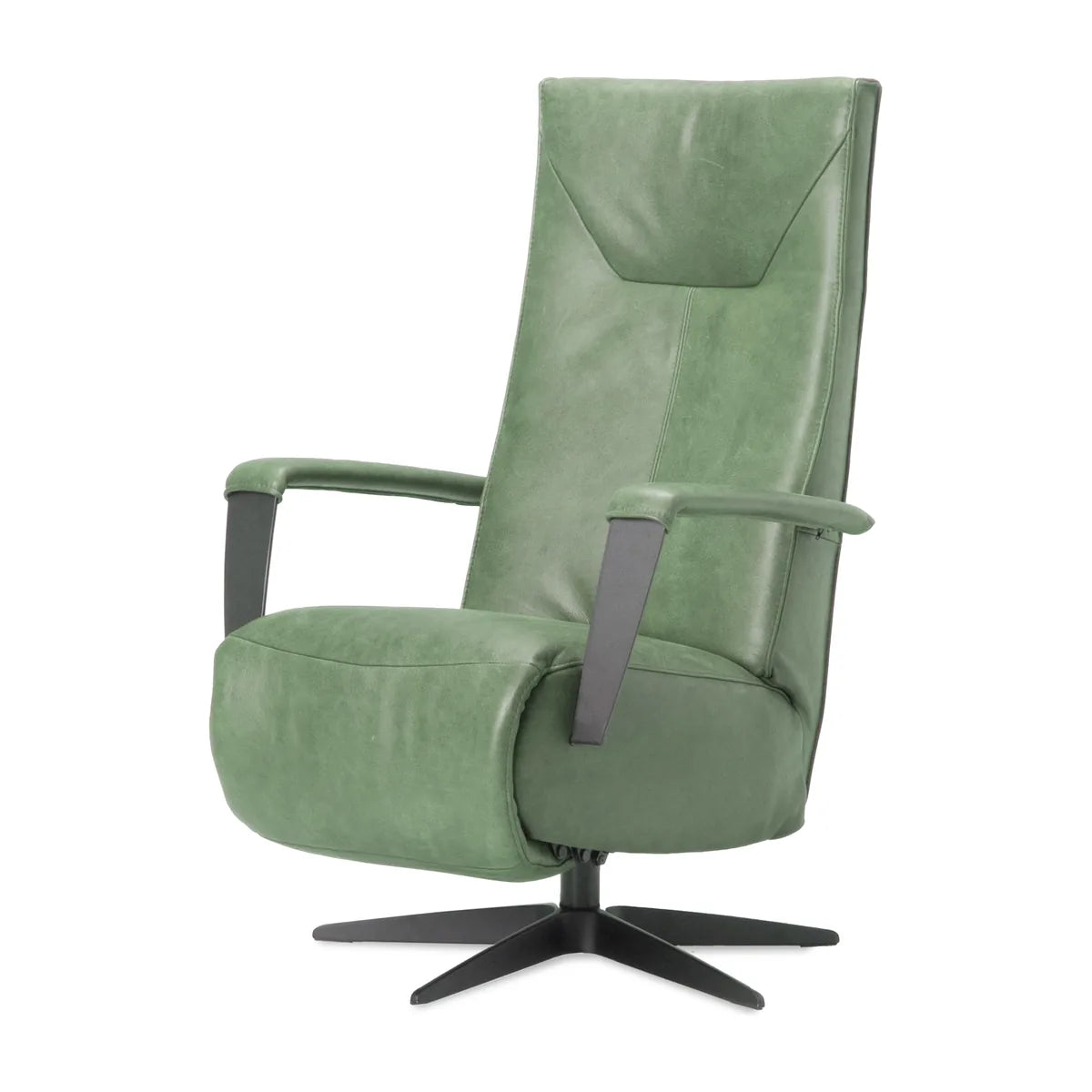 Relaxstoel Deventer in groene bekleding