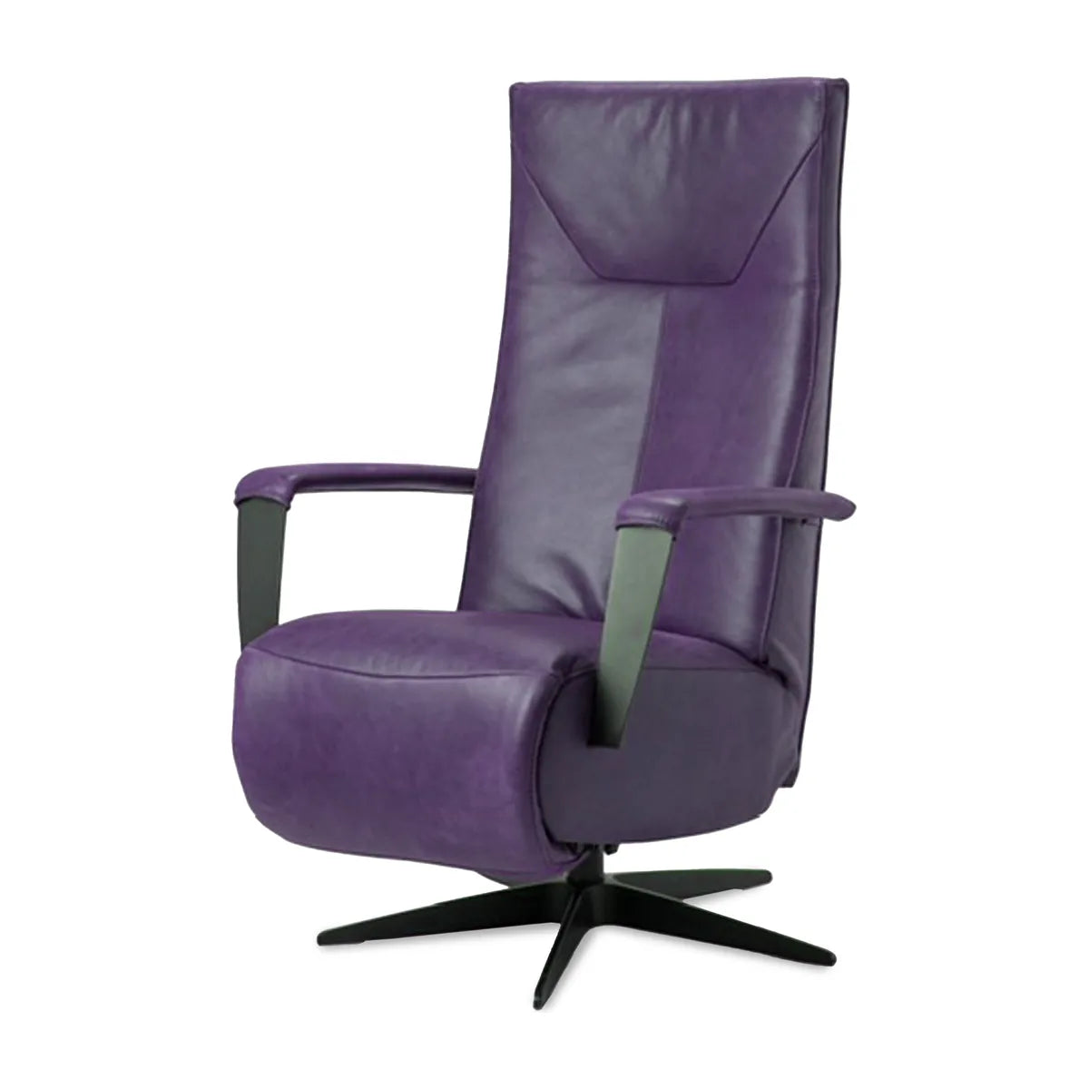 Relaxstoel Eindhoven in paarse bekleding