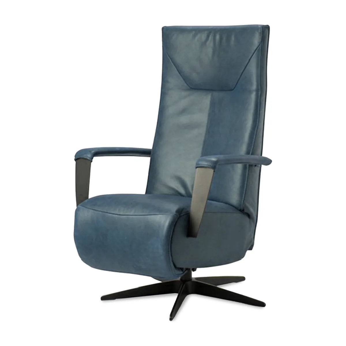 Relaxstoel Eindhoven in blauwe bekleding