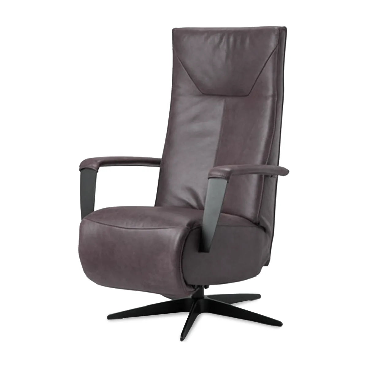Relaxstoel Eindhoven in antracietkleurige bekleding