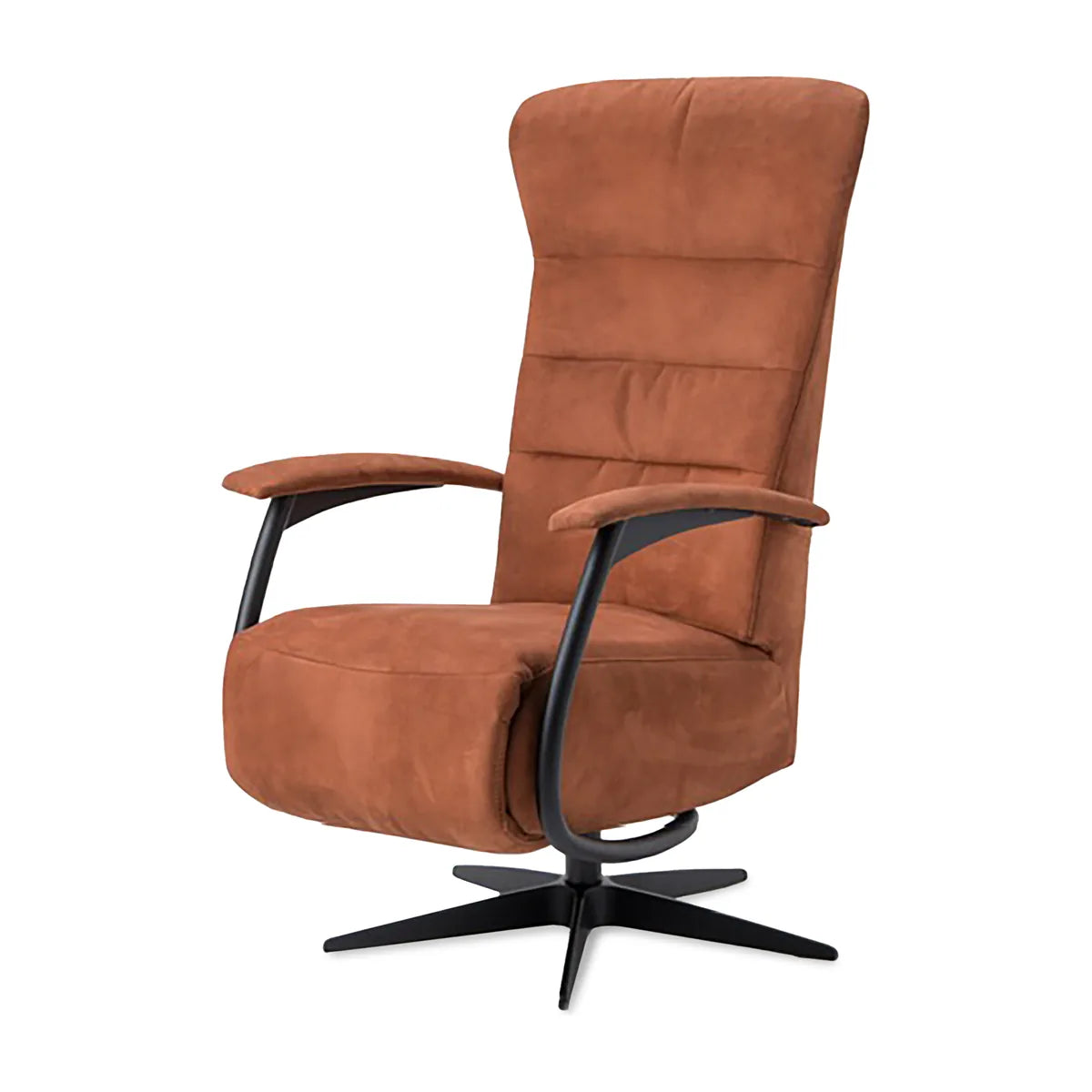 Relaxstoel Emmen in oranje bekleding