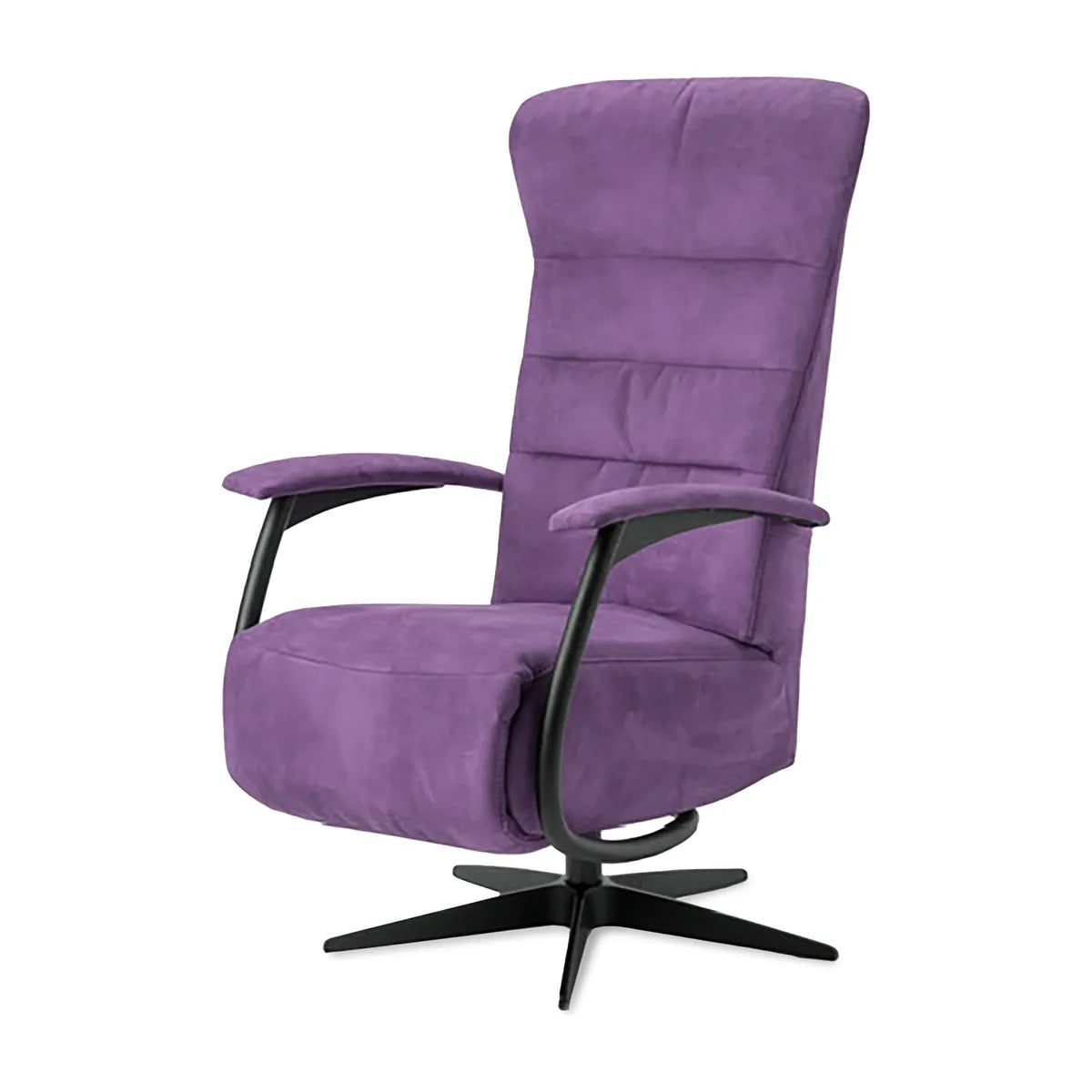 Relaxstoel Emmen in paarse bekleding