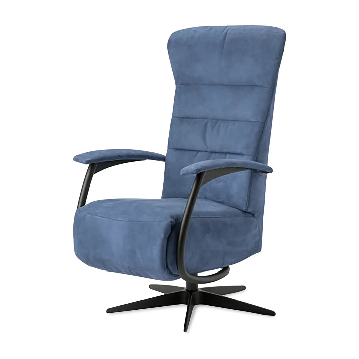 Relaxstoel Emmen in blauwe bekleding