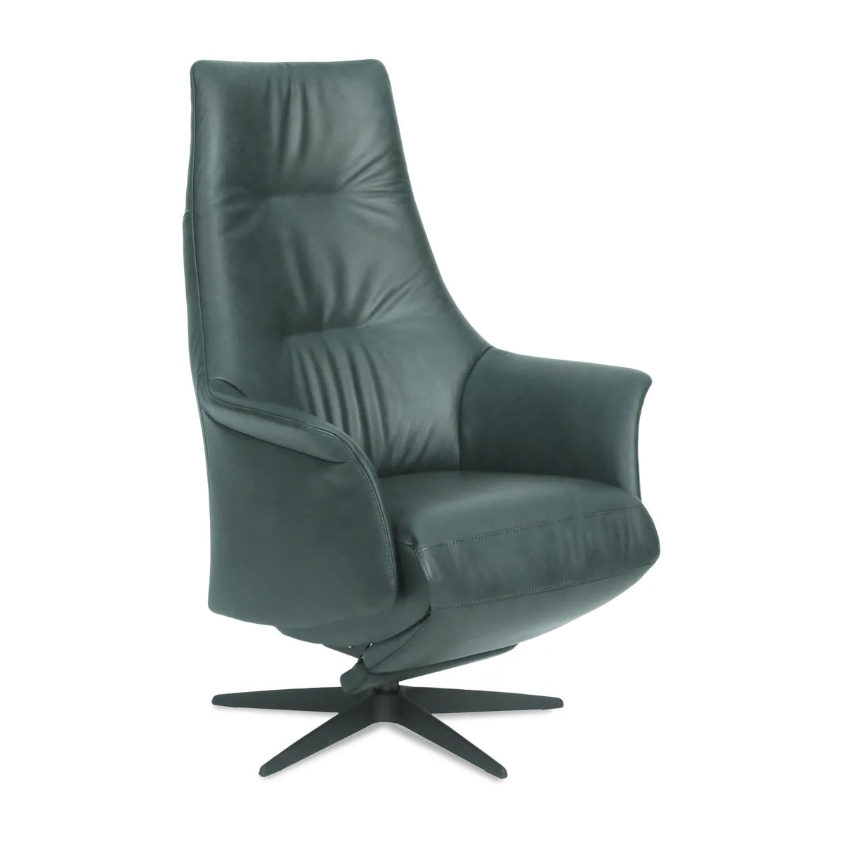 Relaxstoel Gouda in petrolkleurige bekleding