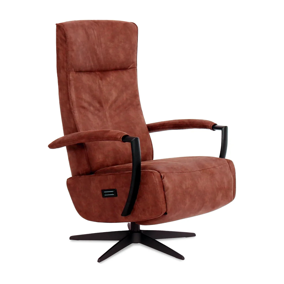 Relaxstoel Rotterdam in rode bekleding