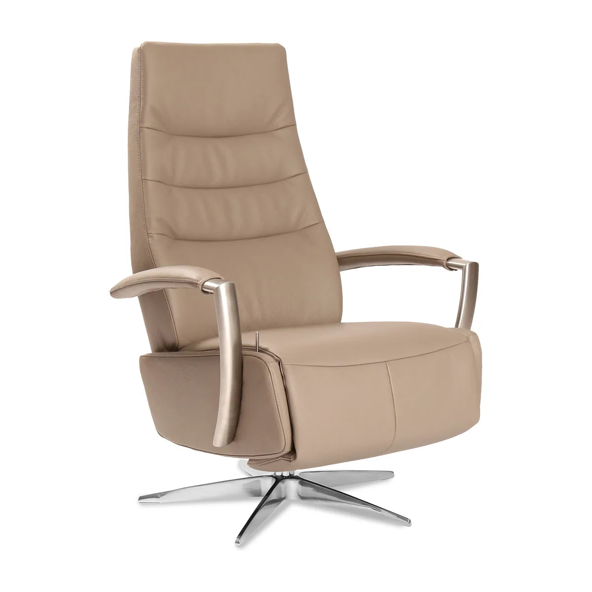 Relaxstoel Soest in taupe bekleding