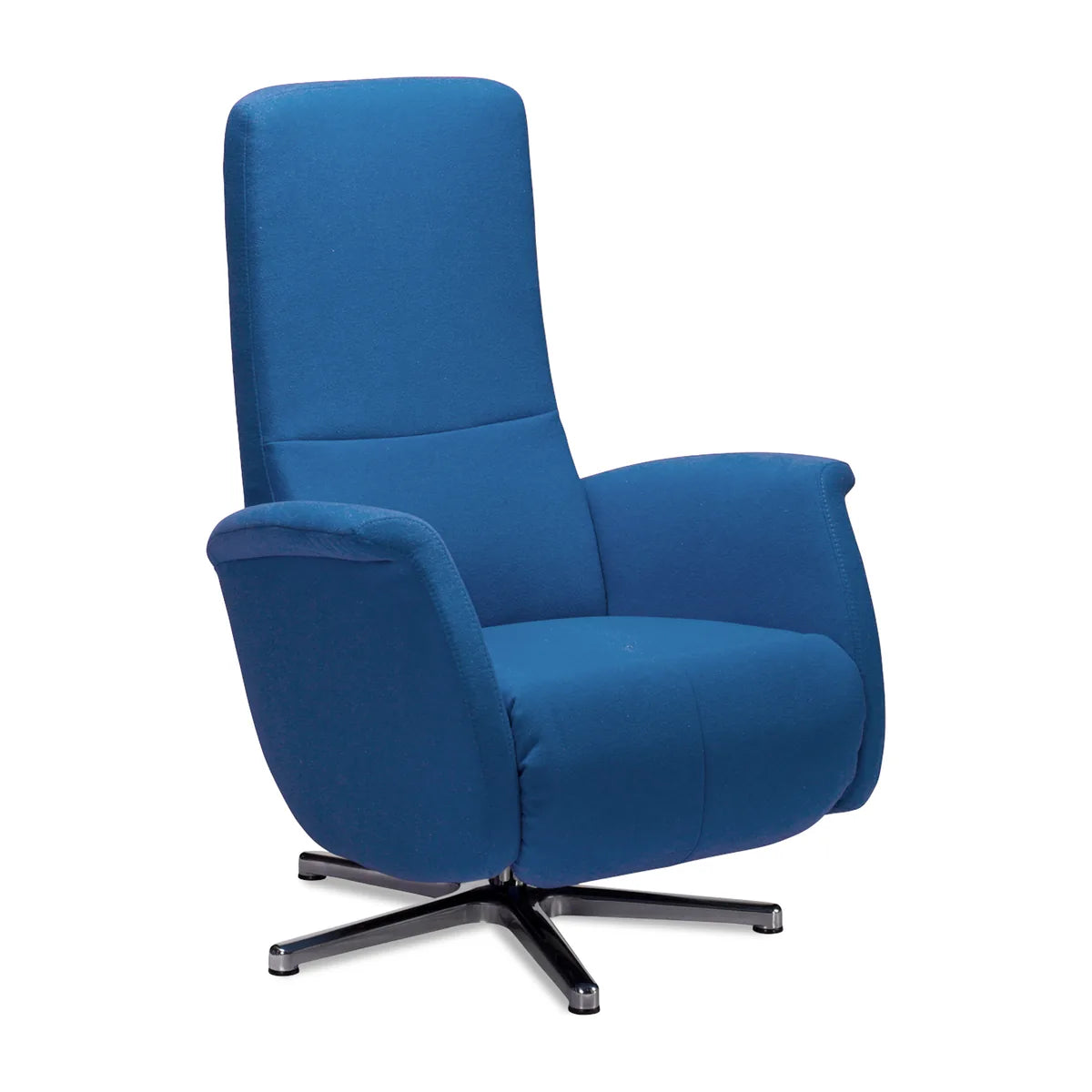 Relaxstoel Woerden in blauwe bekleding