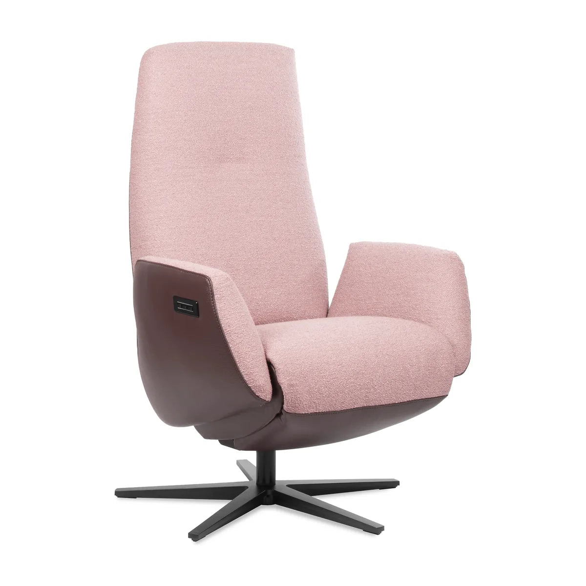 Relaxstoel Zoetermeer in roze bekleding