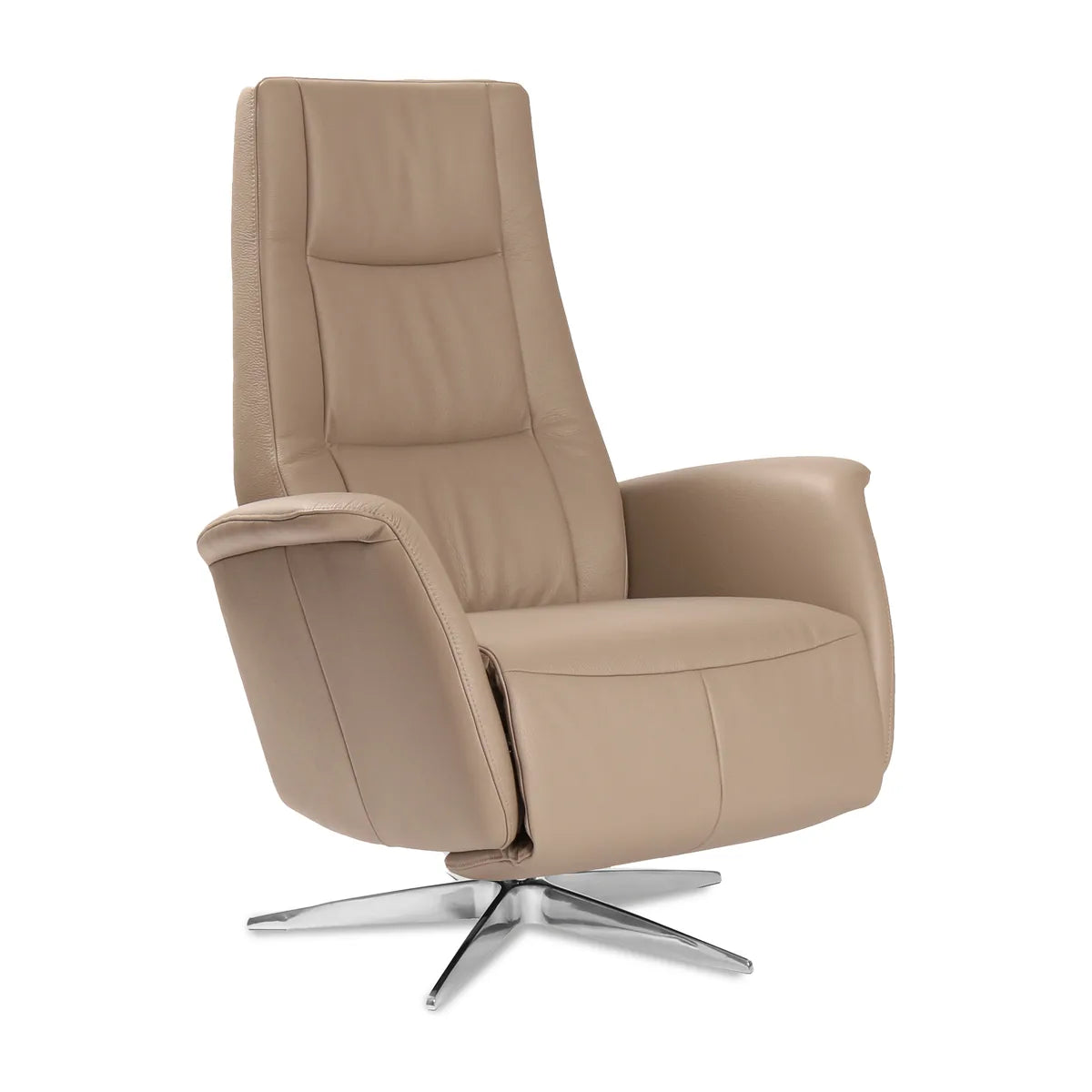 Sta-op stoel Bussum in taupe bekleding